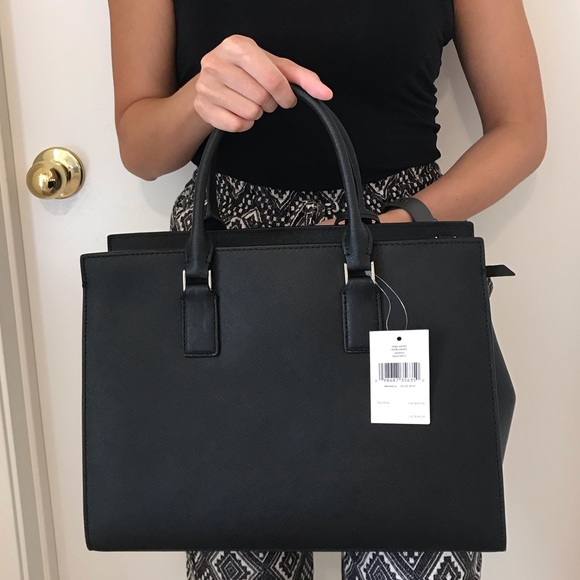 KATE SPADE LARGE SATCHEL BLACK CAMERON CROSSBODY - Picture 2 of 8